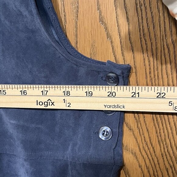 VTG‎ Mary McFadden Collection L Maxi Dress Embroidered Suede Velvet Look Jumper - Picture 15 of 16